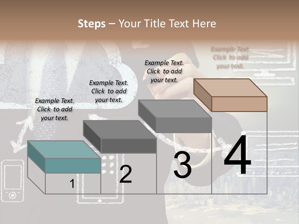 City Concept Chart PowerPoint Template