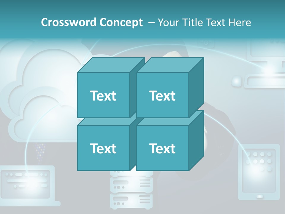Laptop Button Draw PowerPoint Template