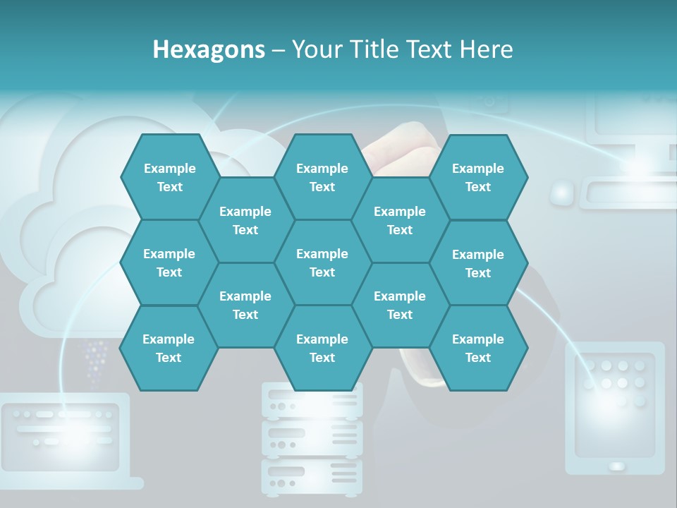 Laptop Button Draw PowerPoint Template
