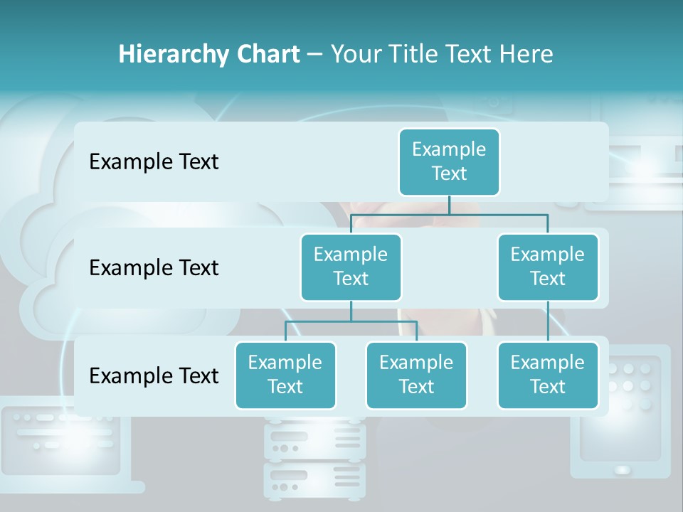 Laptop Button Draw PowerPoint Template