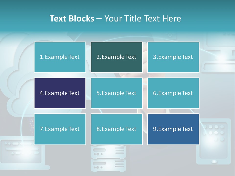 Laptop Button Draw PowerPoint Template