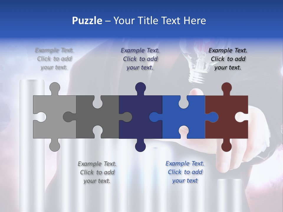 Light Hand People PowerPoint Template