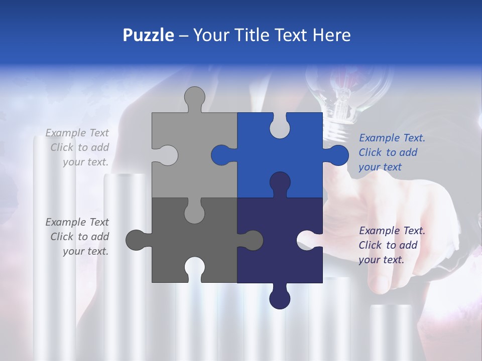 Light Hand People PowerPoint Template