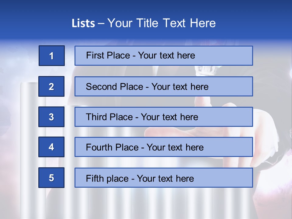 Light Hand People PowerPoint Template