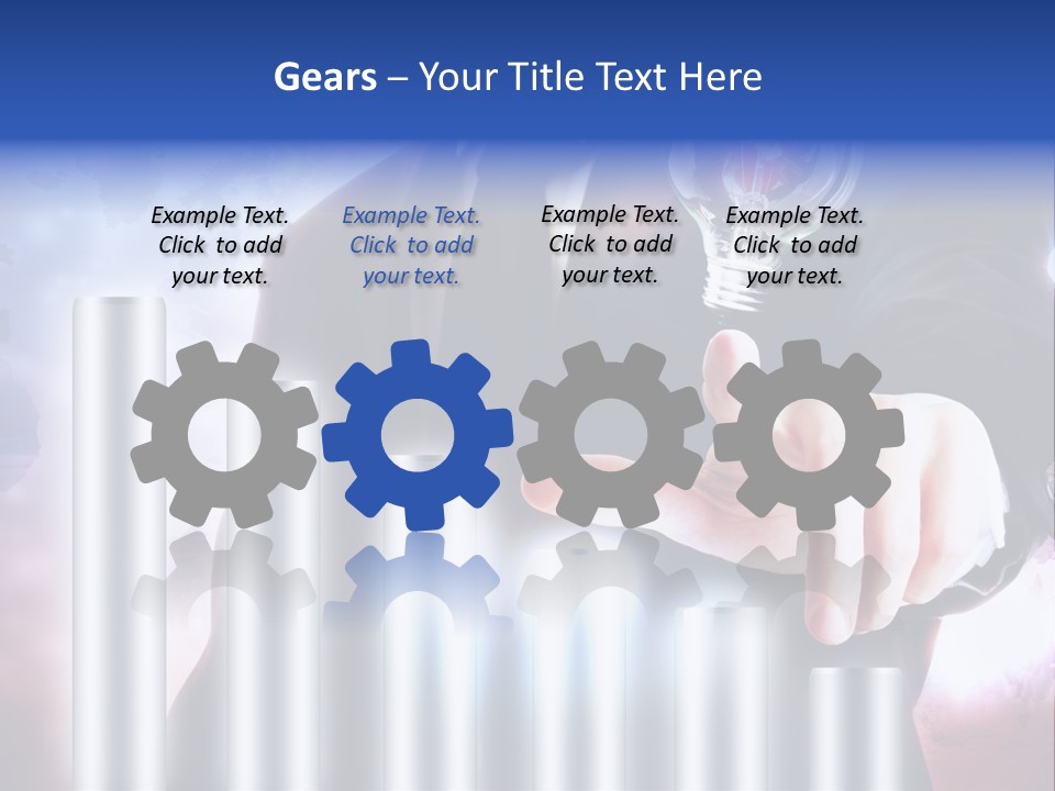 Light Hand People PowerPoint Template