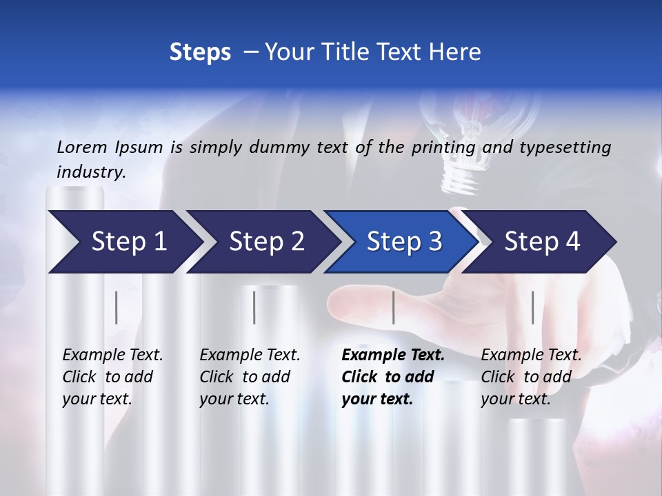 Light Hand People PowerPoint Template