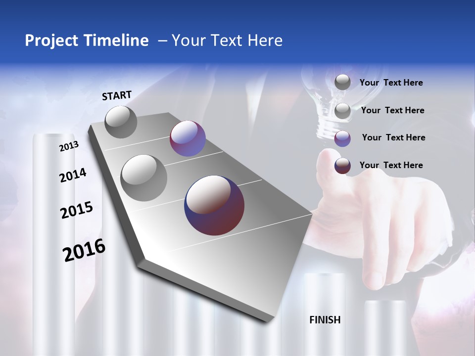 Light Hand People PowerPoint Template