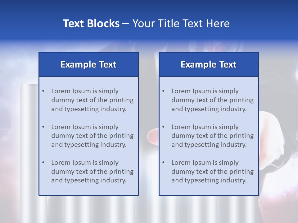 Light Hand People PowerPoint Template