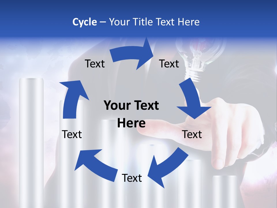 Light Hand People PowerPoint Template