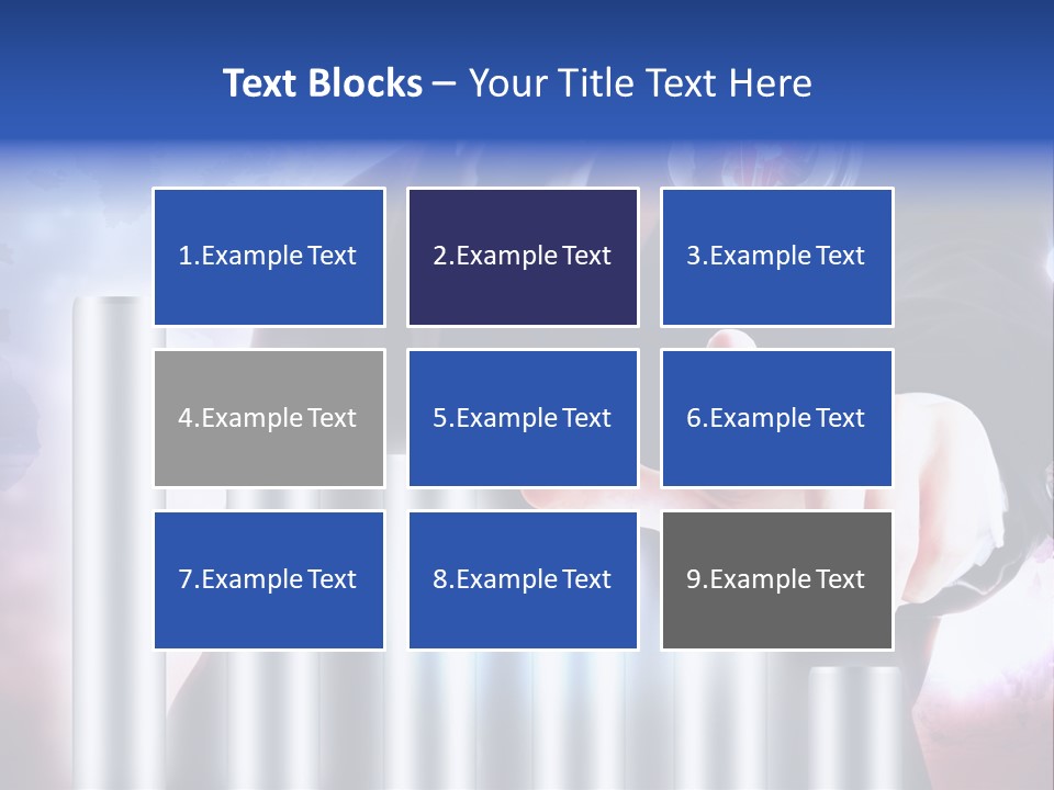 Light Hand People PowerPoint Template