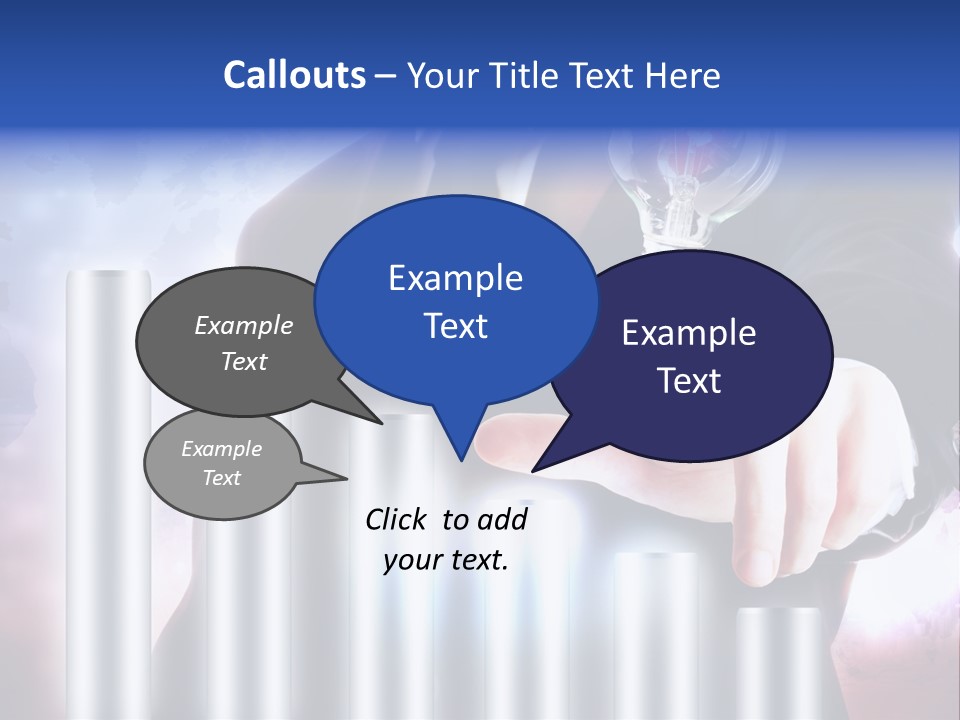 Light Hand People PowerPoint Template