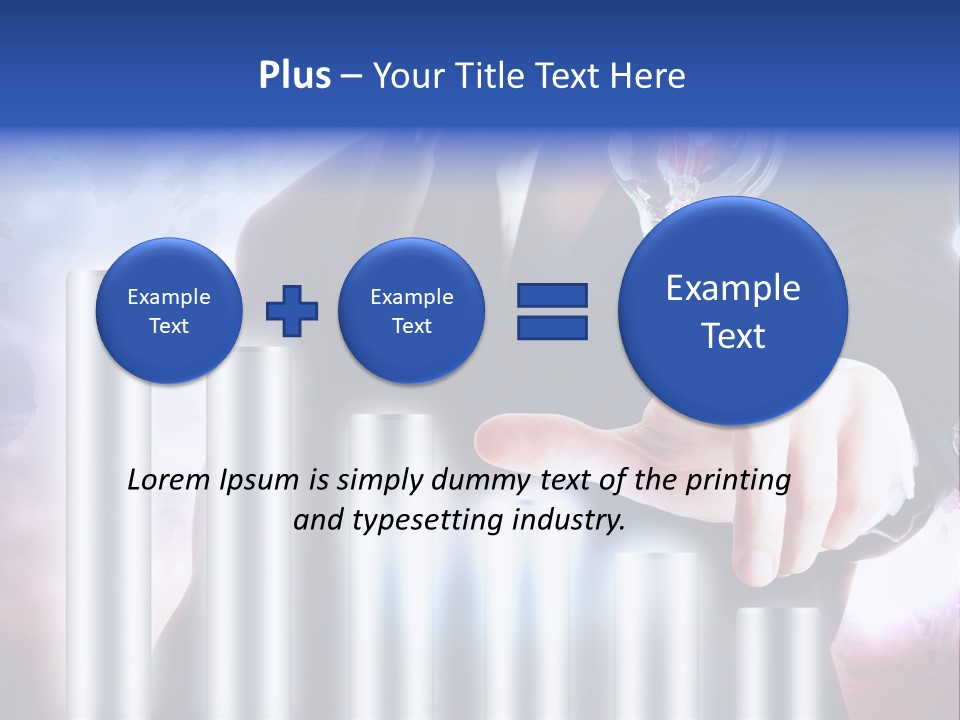 Light Hand People PowerPoint Template