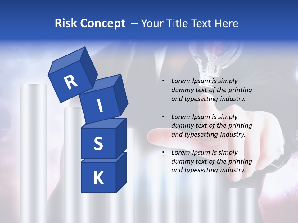 Light Hand People PowerPoint Template