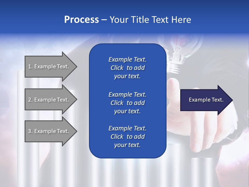 Light Hand People PowerPoint Template