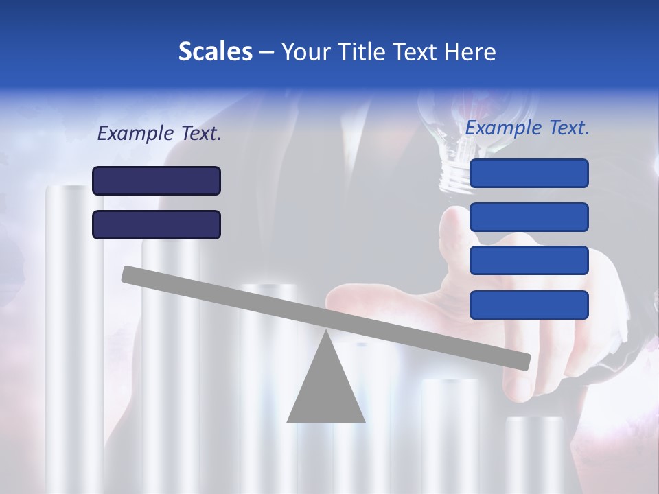 Light Hand People PowerPoint Template