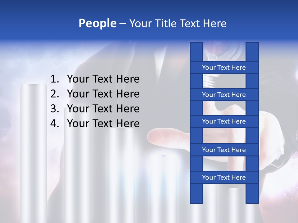 Light Hand People PowerPoint Template