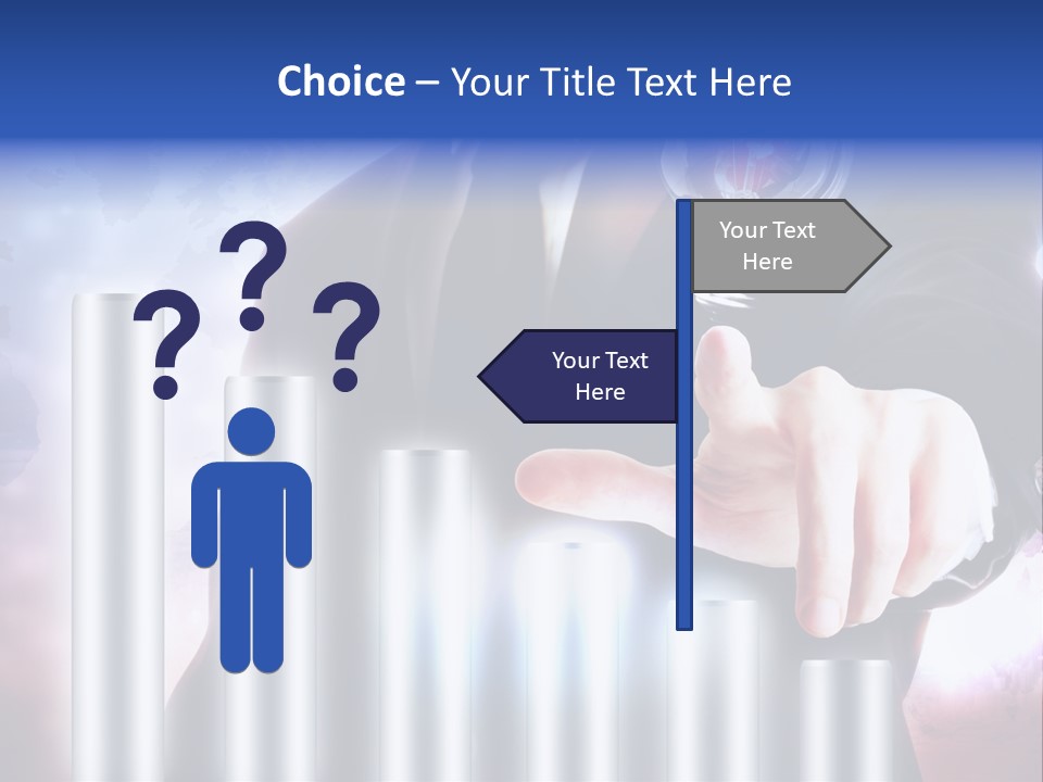 Light Hand People PowerPoint Template