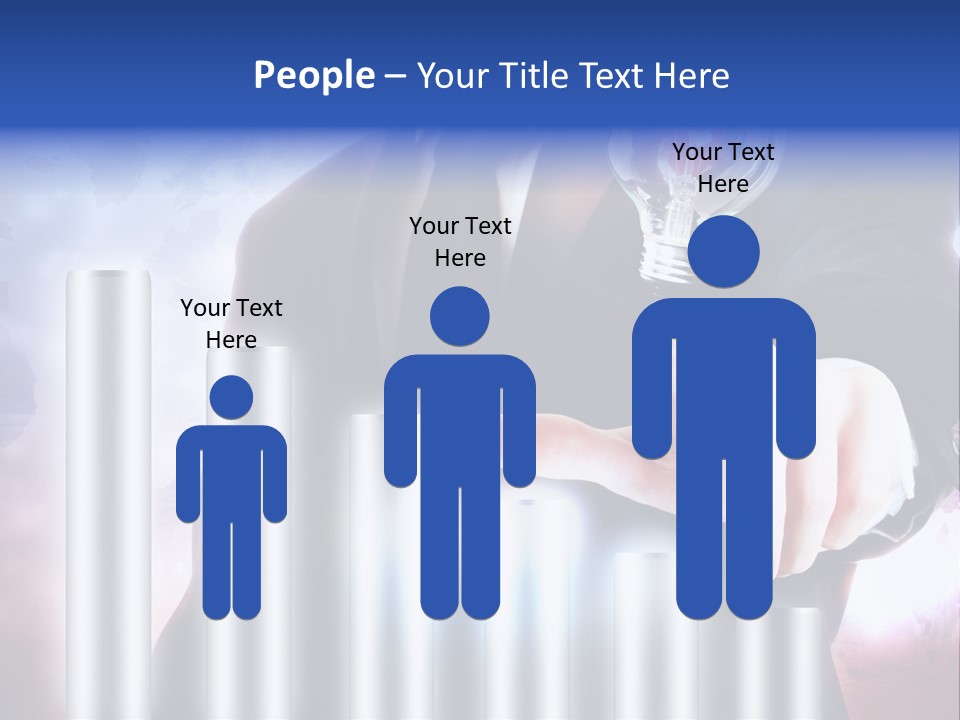 Light Hand People PowerPoint Template