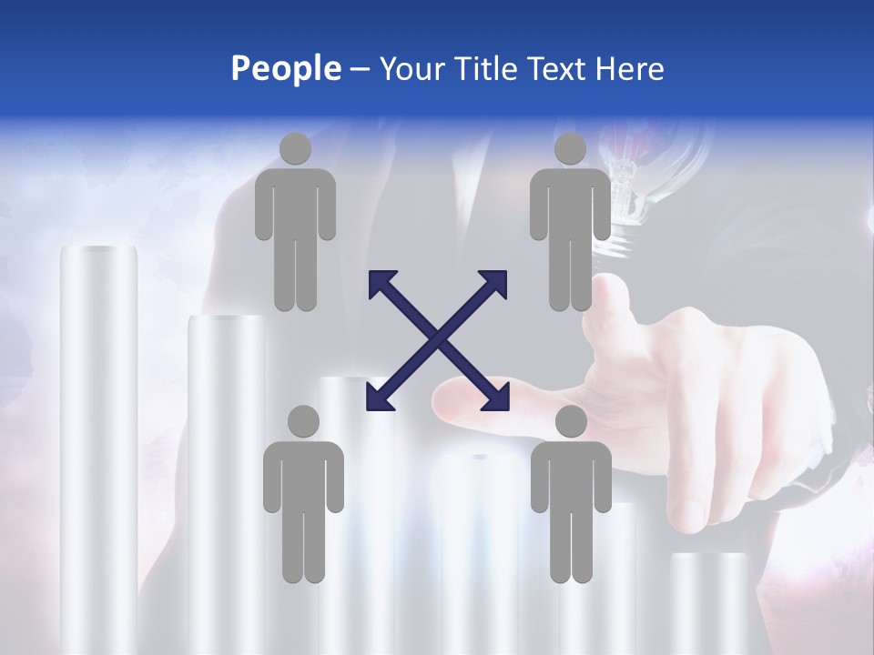 Light Hand People PowerPoint Template