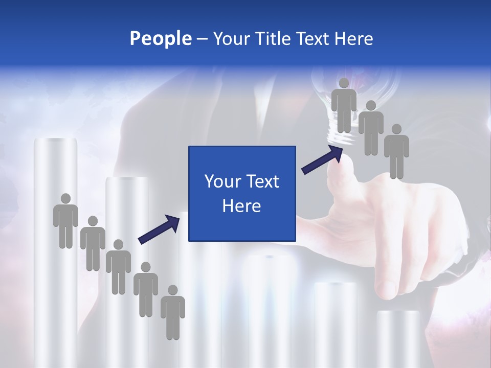 Light Hand People PowerPoint Template