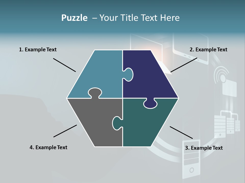 Cyberspace Display Future PowerPoint Template