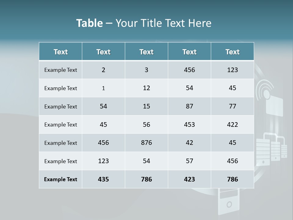 Cyberspace Display Future PowerPoint Template