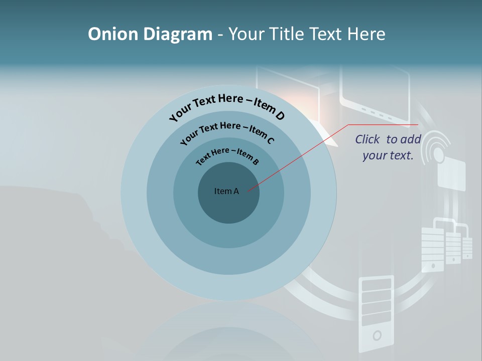 Cyberspace Display Future PowerPoint Template