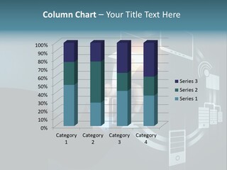 Cyberspace Display Future PowerPoint Template