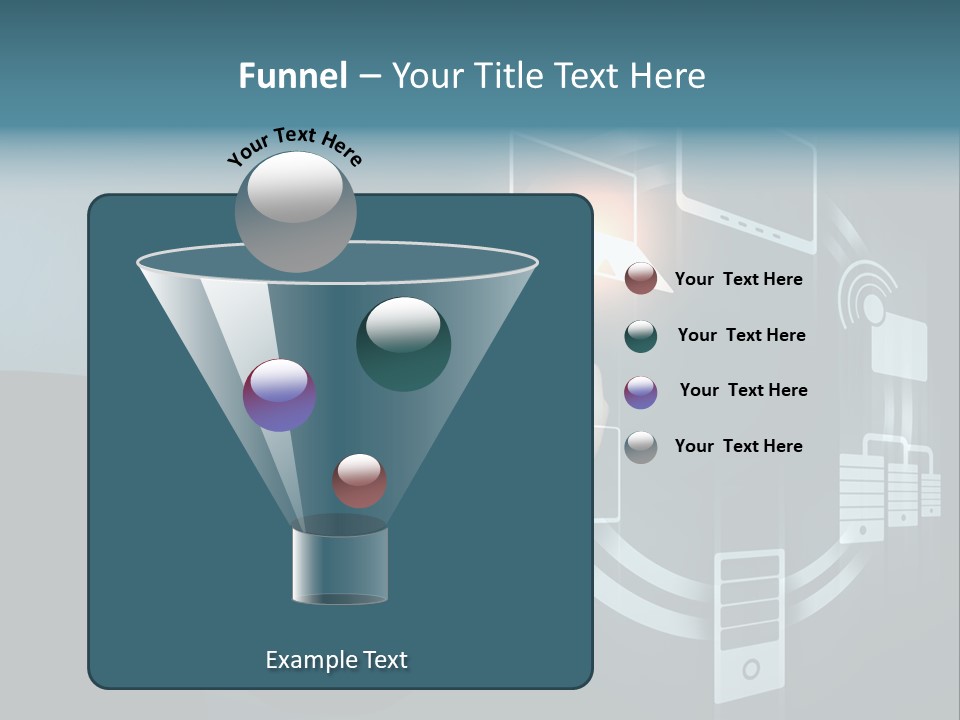 Cyberspace Display Future PowerPoint Template