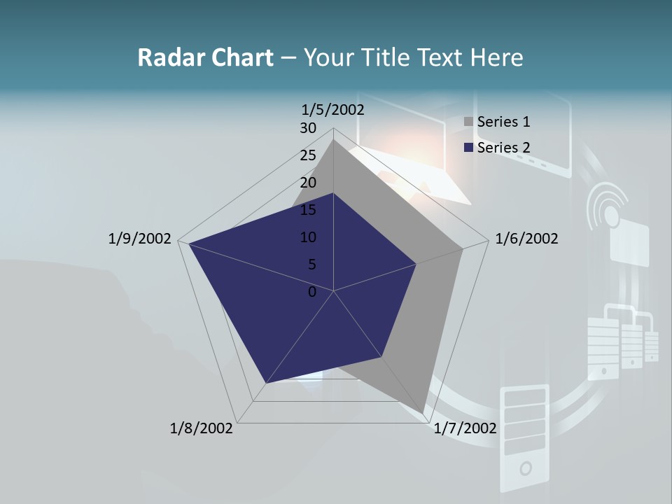 Cyberspace Display Future PowerPoint Template