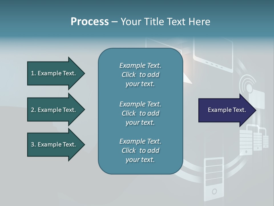Cyberspace Display Future PowerPoint Template