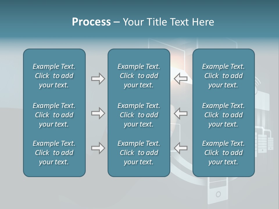 Cyberspace Display Future PowerPoint Template