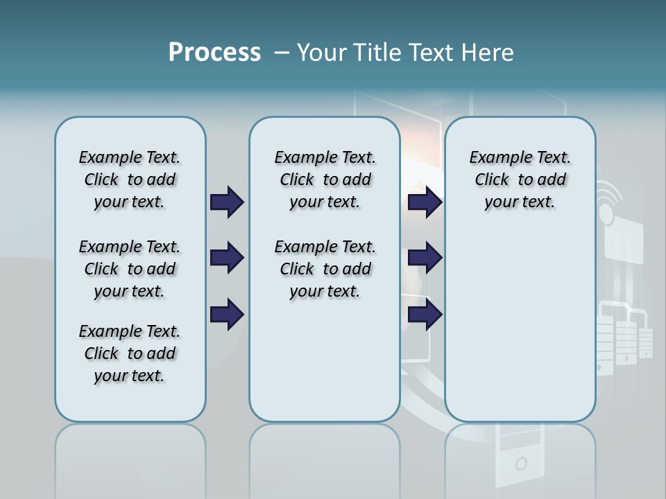 Cyberspace Display Future PowerPoint Template
