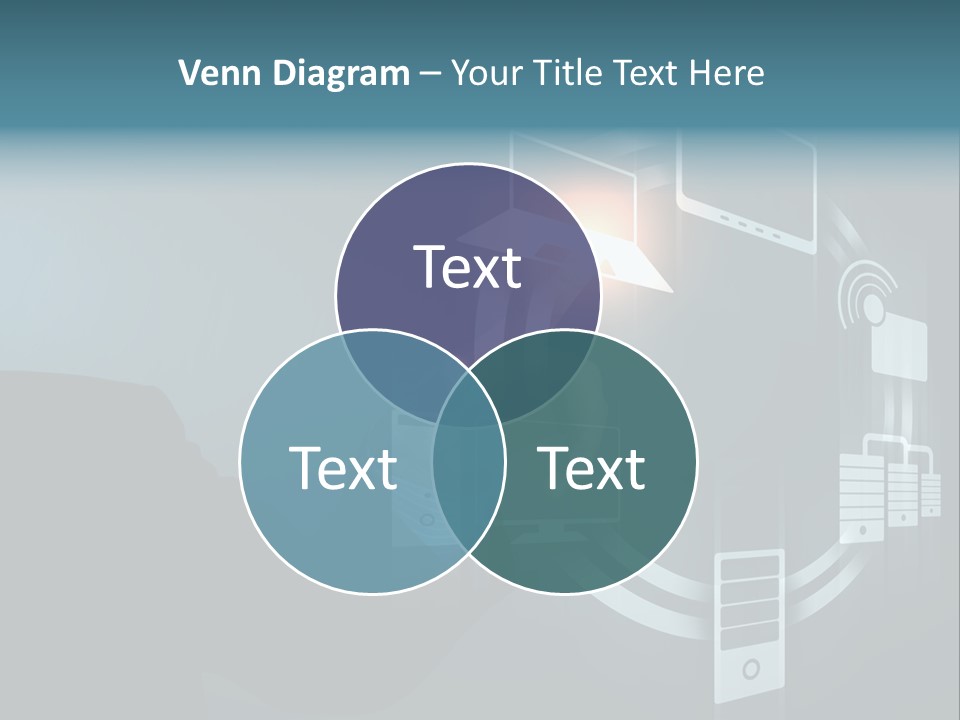 Cyberspace Display Future PowerPoint Template