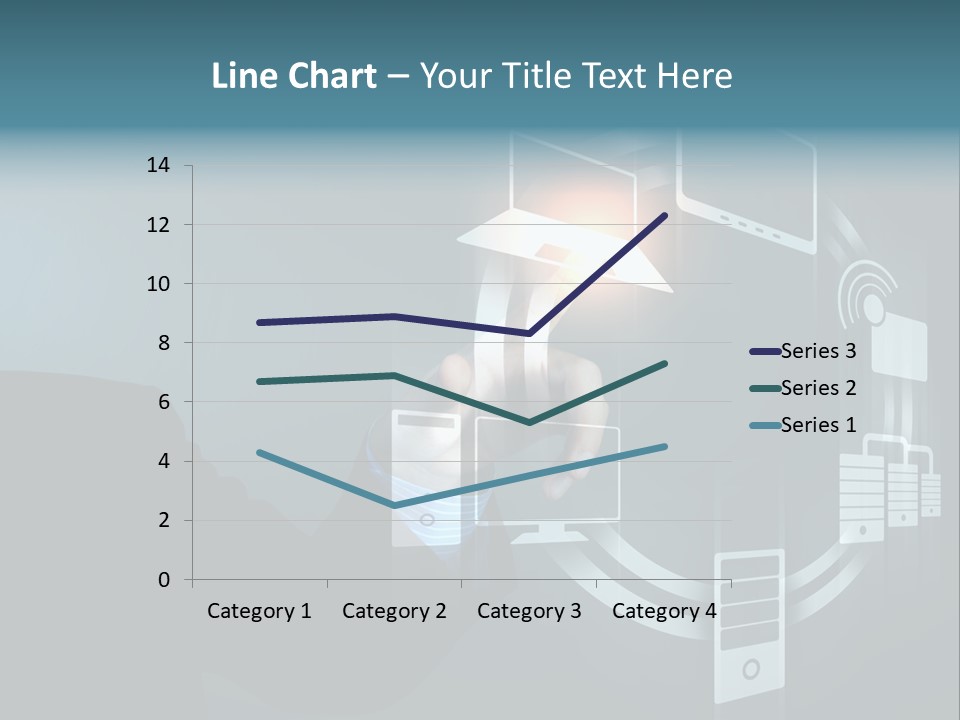 Cyberspace Display Future PowerPoint Template