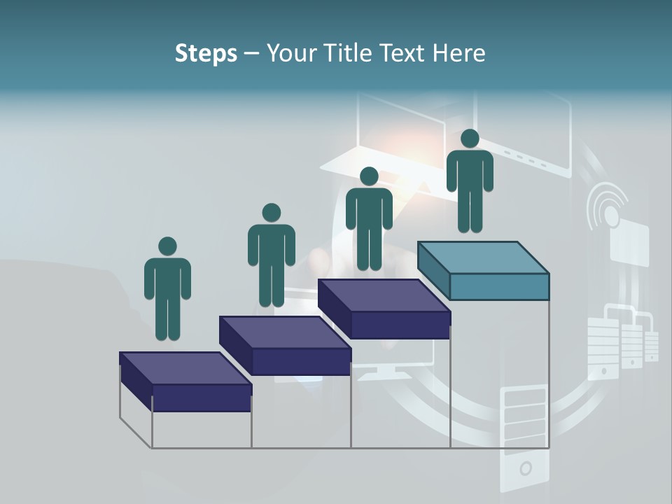 Cyberspace Display Future PowerPoint Template