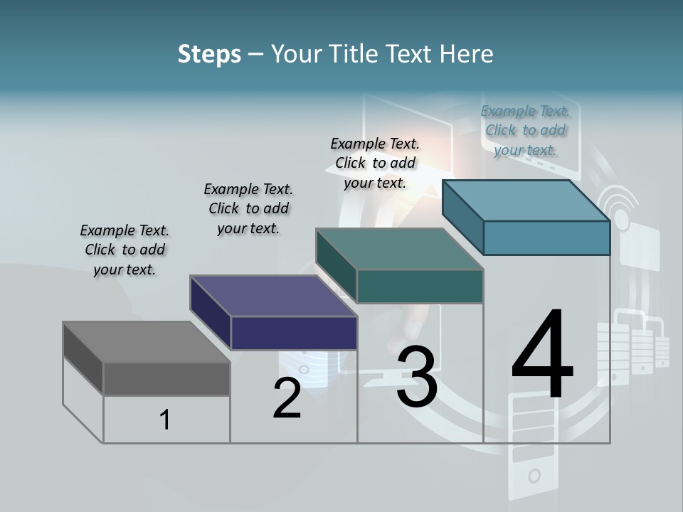 Cyberspace Display Future PowerPoint Template