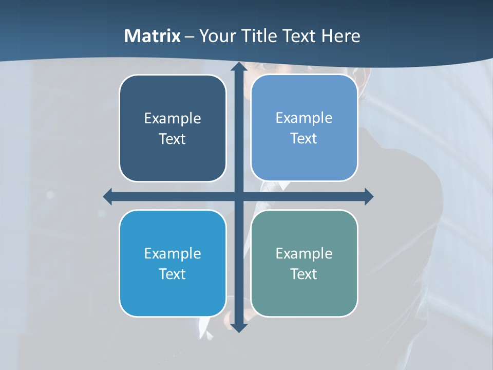 Clothing Posing Male PowerPoint Template