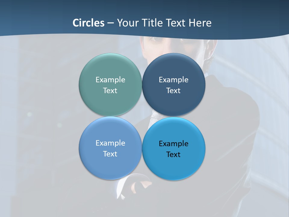 Clothing Posing Male PowerPoint Template