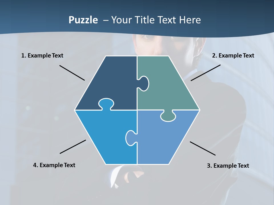 Clothing Posing Male PowerPoint Template