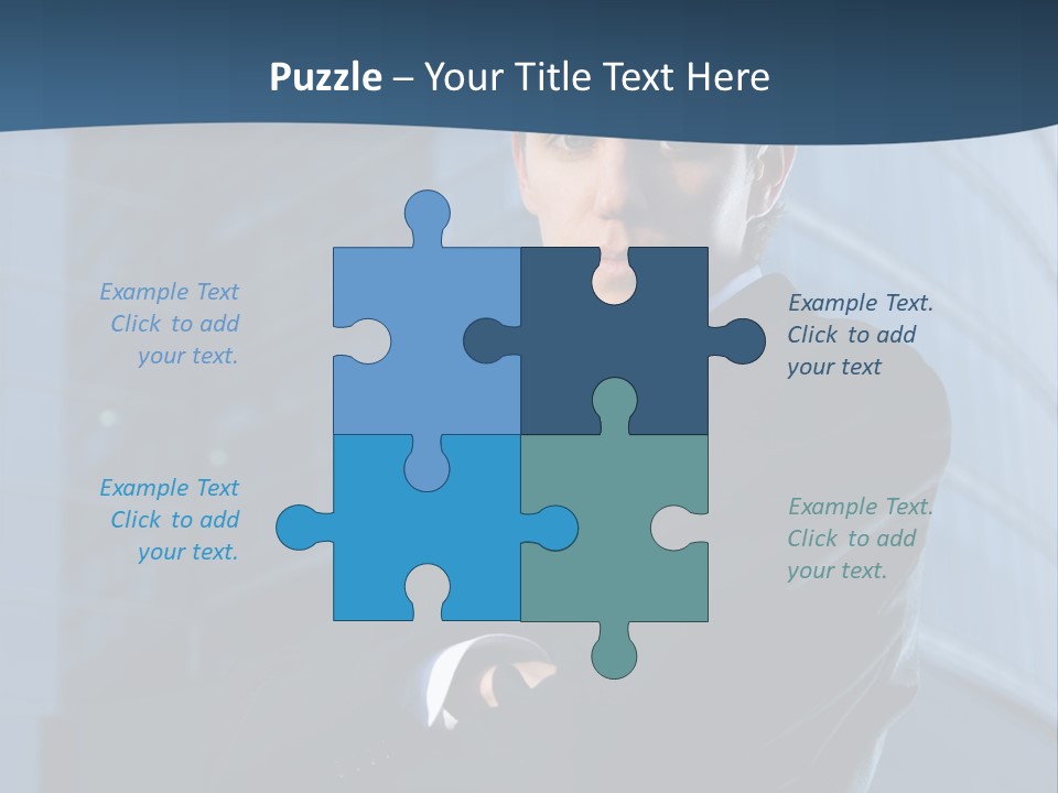 Clothing Posing Male PowerPoint Template