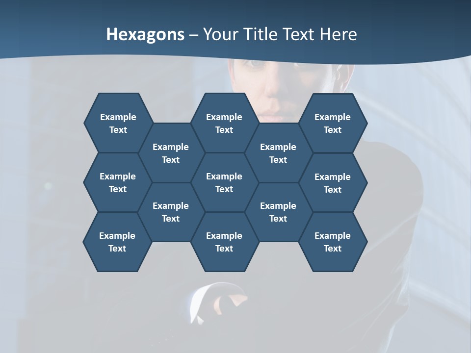 Clothing Posing Male PowerPoint Template