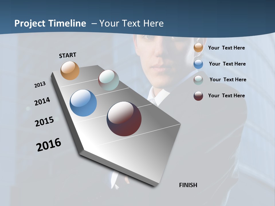 Clothing Posing Male PowerPoint Template