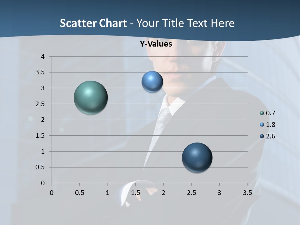 Clothing Posing Male PowerPoint Template