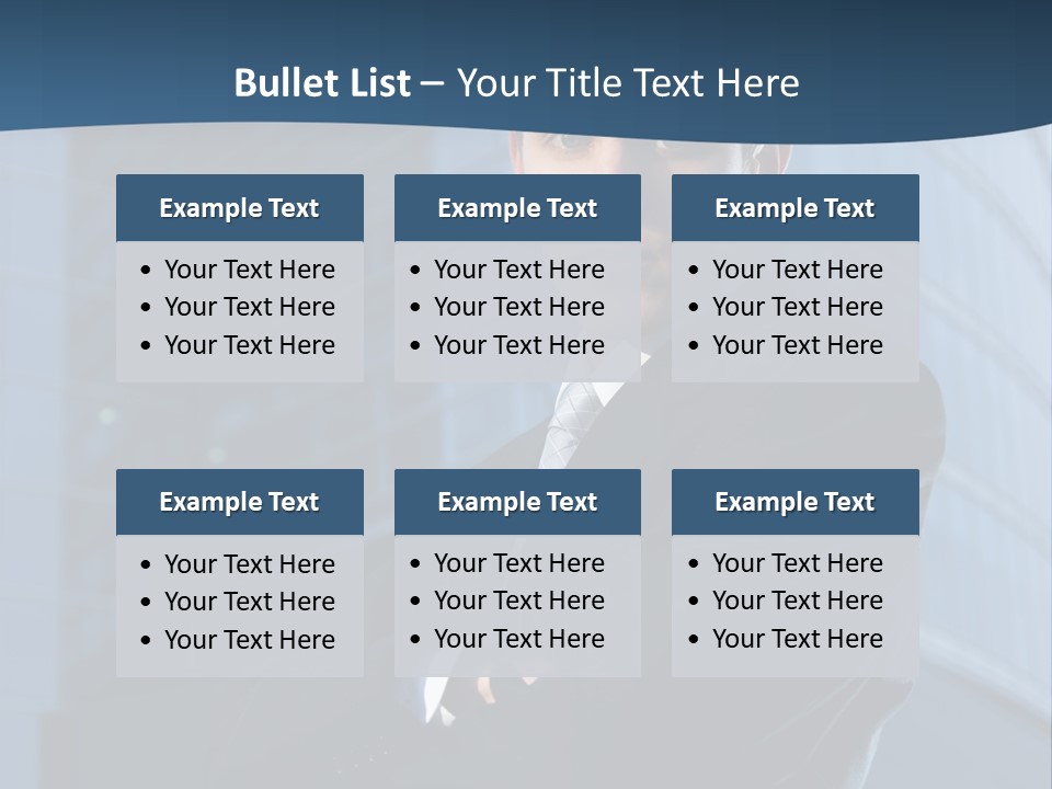 Clothing Posing Male PowerPoint Template