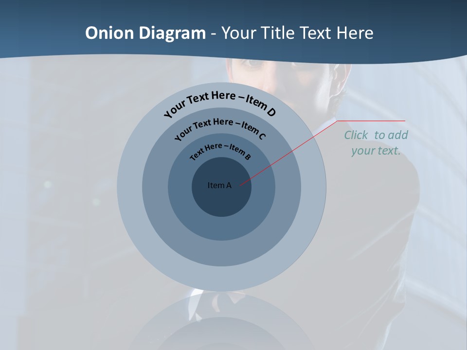 Clothing Posing Male PowerPoint Template