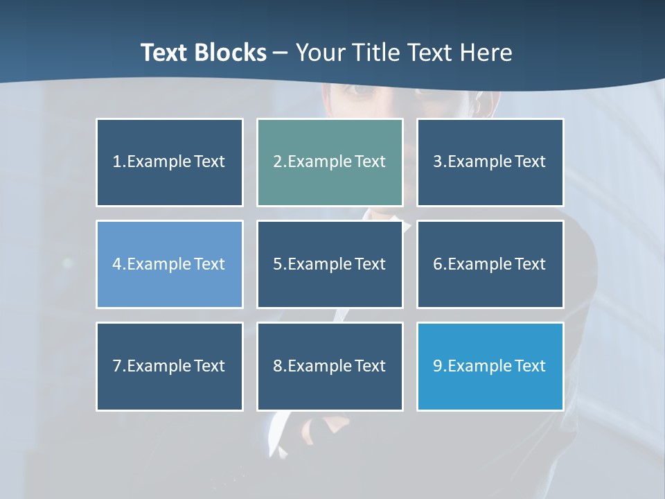 Clothing Posing Male PowerPoint Template