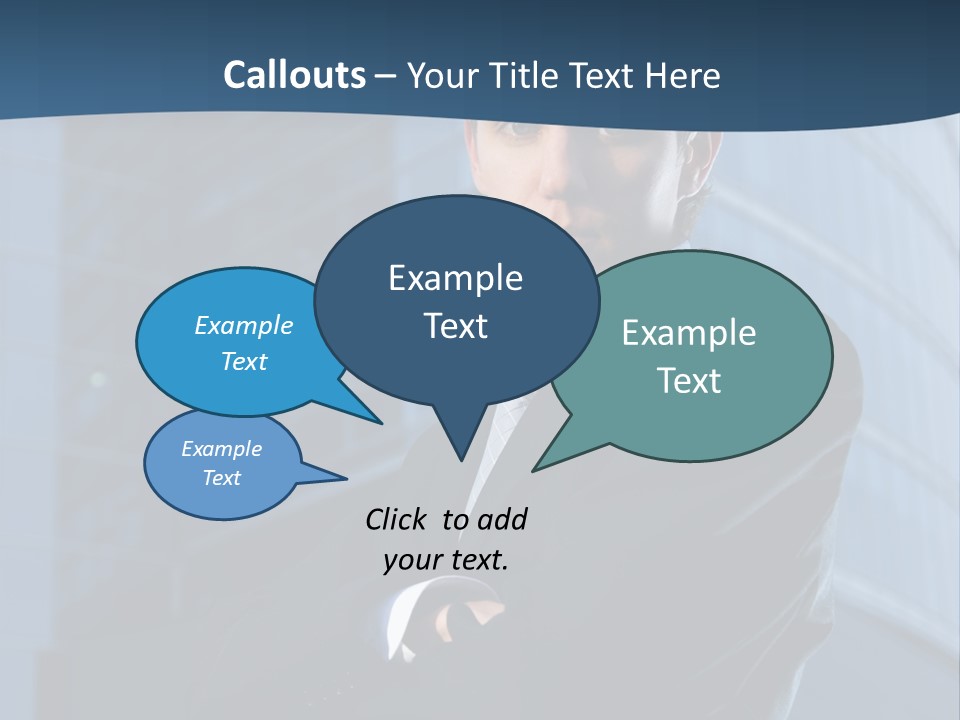 Clothing Posing Male PowerPoint Template