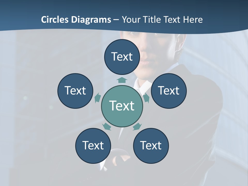 Clothing Posing Male PowerPoint Template