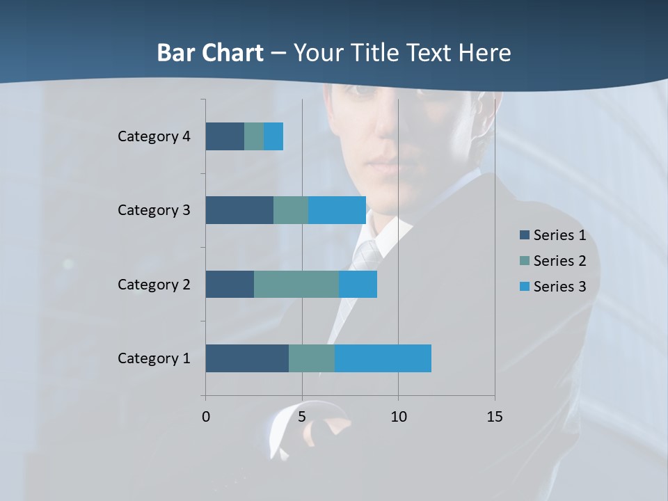 Clothing Posing Male PowerPoint Template